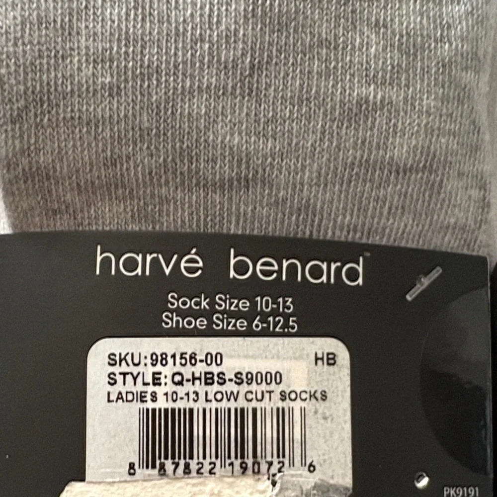 Harve Benard 20 pairs  woman Athletic Socks size 10-13 shoe size 6-12.5
